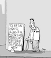 Cartoon: Gefangen (small) by Karsten Schley tagged männer,menschen,körper,gefangenschaft,transpersonen,hasen,mode,medien,psychiatrie,gesellschaft