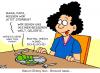 Cartoon: Gen-Gemüse (small) by Karsten Schley tagged ernährung,wissenschaft,politik,genforschung