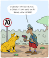 Cartoon: Geschwindigkeit (small) by Karsten Schley tagged tempolimits,raubtiere,geparden,geschwindigkeit,gesetze,polizisten,radarfallen,natur,umwelt