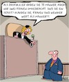 Cartoon: Gleichberechtigung (small) by Karsten Schley tagged männer,frauen,jobs,kriminalität,tod,gerichte,justiz,gleichberechtigung,politik