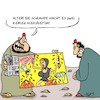 Cartoon: Gleichzeitig (small) by Karsten Schley tagged terror,jihad,extremismus,religion,krieg,is,islam,politik