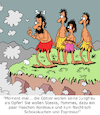 Cartoon: Götter und Opfer (small) by Karsten Schley tagged religion,opfergaben,ernährung,glaube,götter,mythen,legenden,märchen,übersinnliches,gesellschaft