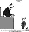 Cartoon: Groß (small) by Karsten Schley tagged business,wirtschaft,verkaufen,jobs