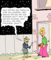 Cartoon: Halloween (small) by Karsten Schley tagged halloween,medien,zombies,verkleidungen,süssigkeiten,kinder,feste,religion,irland,usa,europa,kostüme,party,gesellschaft