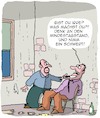Cartoon: Haltet Abstand! (small) by Karsten Schley tagged coronavirus,mindestabstand,kriminalität,gesundheit,ansteckung,medizin,verbrechen,gesellschaft
