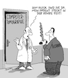 Cartoon: HILFE!! (small) by Karsten Schley tagged technik,ärzte,patienten,computertomographie,röntgen,krankenhäuser,gesundheit,gesellschaft