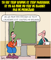Cartoon: La peur... (small) by Karsten Schley tagged ecole,education,professeurs,diligence,paresse,religion