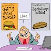 Cartoon: Läuft... (small) by Karsten Schley tagged ernährung,fast,food,gesundheit,gesellschaft,business,wirtschaft,gastronomie,deutschland,europa