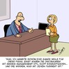 Cartoon: Lange Zeit (small) by Karsten Schley tagged business,betriebszugehörigkeit,arbeit,arbeitgeber,arbeitnehmer,management,büro,jobs,geschichte,wirtschaft