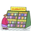 Cartoon: Lass Karten sprechen (small) by Karsten Schley tagged grusskarten,glückwünsche,anteilnahme,geburtstage,jubiläen
