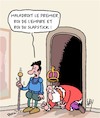 Cartoon: Le Roi (small) by Karsten Schley tagged rois,monarchies,comedie,slapstick,habilete,histoire,politique,societe