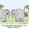 Cartoon: Mach die Augen auf!! (small) by Karsten Schley tagged natur,wildnis,tiere,afrika,serengeti,wildtiere,elefanten,antilopen,umwelt