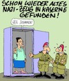 Cartoon: Nazi-Zeug (small) by Karsten Schley tagged bundeswehr,afd,nationalsozialismus,souvenirs,geschichte,politik,deutschland,gesellschaft