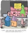 Cartoon: Neues Bild vom Mars!! (small) by Karsten Schley tagged raumfahrt,forschung,wissenschaft,mars,nasa,ausserirdische,leben,marsianer,verschwörungstheorien,technik,gesellschaft