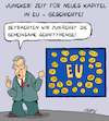 Cartoon: Neues Kapitel (small) by Karsten Schley tagged eu,juncker,demokratie,politik,brexit,gesellschaft,wirtschaft,soziales,europa,deutschland