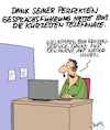 Cartoon: Perfektion (small) by Karsten Schley tagged call,center,jobs,business,wirtschaft,kundenservice,arbeitgeber,arbeitnehmer,technik,kommunikation