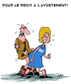 Cartoon: Pour le Droit (small) by Karsten Schley tagged extremisme,droit,nazis,internet,facebook,technologie,politique