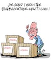 Cartoon: President Biden (small) by Karsten Schley tagged election,usa,politique,biden,economie