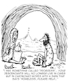 Cartoon: Progress (small) by Karsten Schley tagged prehistoric,cavemen,stone,age,future,poverty,living,social,issues,politics,society