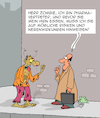 Cartoon: RISIKO!! (small) by Karsten Schley tagged medizin,wirtschaft,medikamente,pharmazie,risiken,nebenwirkungen,zombies,gesundheit,warnhinweise,vertreter,gesellschaft