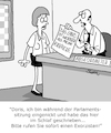 Cartoon: Schlafwandler (small) by Karsten Schley tagged politik,karriere,exorzismus,wahlen,demokratie,egoismus,vorteile,gesellschaft