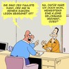 Cartoon: So ein fauler HUND!! (small) by Karsten Schley tagged wirtschaft,jobs,arbeit,business,arbeitgeber,arbeitnehmer,fleiss,karriere