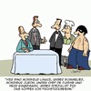 Cartoon: Spezialisten (small) by Karsten Schley tagged restaurants,kellner,essen,trinken,weinkellner,chefköche,kochen,wein,experten,spezialisten,haute,cuisine