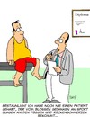 Cartoon: Sport (small) by Karsten Schley tagged gesundheit,fitness,männer,ärzte