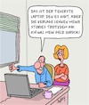 Cartoon: Teuer (small) by Karsten Schley tagged erfolg,schriftsteller,verleger,laptops,technik,presse,literatur,medien,preise,geld,gesellschaft