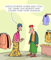 Cartoon: Total angesagt! (small) by Karsten Schley tagged mode,kleidung,kultur,trends,fashion,shopping,gesellschaft
