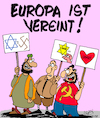 Cartoon: Vereinigt (small) by Karsten Schley tagged antisemitismus,linke,rechtsextreme,muslime,europa,politik,immigration,israel,gesellschaft,deutschland,demokratie