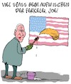 Cartoon: Viel Glück Joe (small) by Karsten Schley tagged wahlen,usa,trump,biden,spaltung,republikaner,demokraten,gesellschaft,politik
