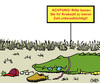 Cartoon: WARNUNG! (small) by Karsten Schley tagged tiere,sicherheit,krokodile,natur