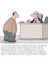Cartoon: Wertschätzung (small) by Karsten Schley tagged arbeitgeber,arbeitnehmer,wertschätzung,vorgesetzte,manager,jobs,karriere,entlassungen,wirtschaft,business,gesellschaft