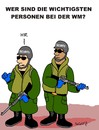 Cartoon: WM 2010 (small) by Karsten Schley tagged fußball,sicherheit,kriminalität,südafrika,polizei,sicherheitsdienst,sport
