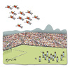 Cartoon: The flying Dutchmen (small) by Egero tagged egero,argentina,vs,netherlands
