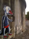 Cartoon: I cant fly like the others (small) by urbanmonk tagged graffitti,street,art,wheat,paste,ups,australia,melbourne,loneliness,isolation