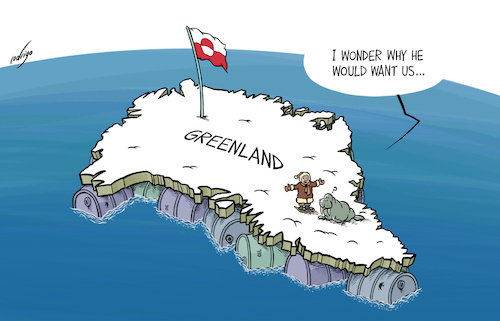 Cartoon: Greedland (medium) by rodrigo tagged greenland,trump,usa,international,politics,island,arcticocean,northatlanticocean,strategy,military,defence,rawmaterials,oil,gas,nature,environment,arctic,donaldtrump,greenland,trump,usa,international,politics,island,arcticocean,northatlanticocean,strategy,military,defence,rawmaterials,oil,gas,nature,environment,arctic,donaldtrump