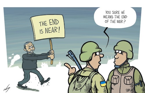 Cartoon: Zelenskalypse (medium) by rodrigo tagged ukraine,russia,usa,war,zelensky,trump,international,politics,diplomacy,pressure,sanctions,army,military,conflict,volodimirzelensky,donaldtrump,ukraine,russia,usa,war,zelensky,trump,international,politics,diplomacy,pressure,sanctions,army,military,conflict,volodimirzelensky,donaldtrump