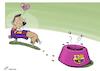 Cartoon: Barceloneliness (small) by rodrigo tagged messi,barcelona,psg,football,transfer,market,economy,sport,finance,deal,spain,france,argentina