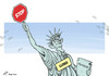 Cartoon: Defaultcracy (small) by rodrigo tagged us,usa,economy,barack,obama,liberty,default,shutdown,debt,ceiling,obamacare