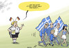 Cartoon: Greece out of the Euro (small) by rodrigo tagged euro,2012,football,poland,ukraine,soccer,germany,greece,angela,merkel