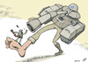Cartoon: Hamasochism (small) by rodrigo tagged israel,gaza,hamas,palestine,war,attack,terror,peace