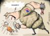 Cartoon: Interrogations at Guantanamo (small) by rodrigo tagged guantanamo interrogations terror justice usa army taliban sept11