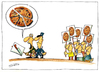 Cartoon: pizza (small) by Svetlin Stefanov tagged pizzapitch