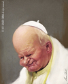 Cartoon: Joao Paulo II (small) by alvarocabral tagged pope
