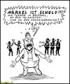 Cartoon: Merkel ist schuld (small) by KritzelJo tagged terrorismus,merkel,brüssel,islamismus,flüchtlinge