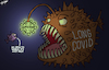 Cartoon: Never mess with the Omicron (small) by cartoonistzach tagged omicron,long,covid,coronavirus,pandemic