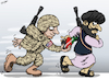 Cartoon: Passing of the Baton (small) by cartoonistzach tagged taliban,afghanistan,united,states,militant,govenment,politics