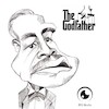 Cartoon: caricature of godfather (small) by Gamika tagged caricature,of,godfather